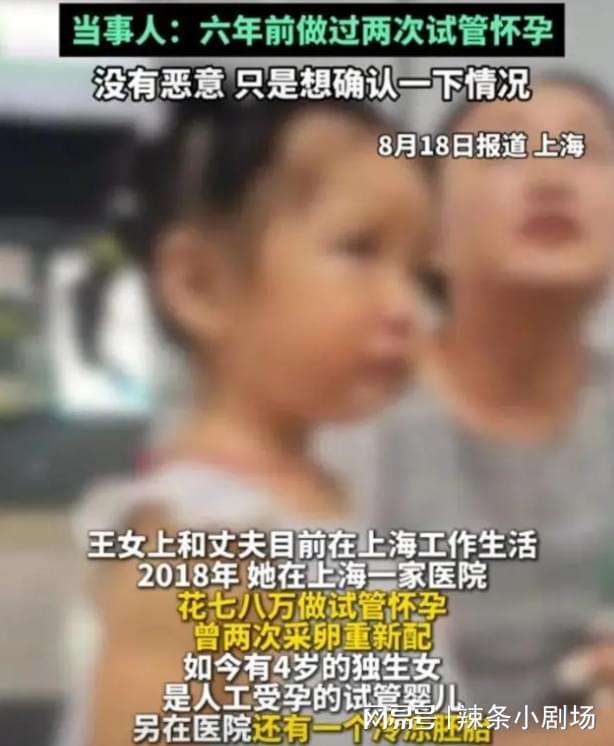 4岁试管女儿撞脸网上女孩，奇妙的缘分与科技的奇迹
